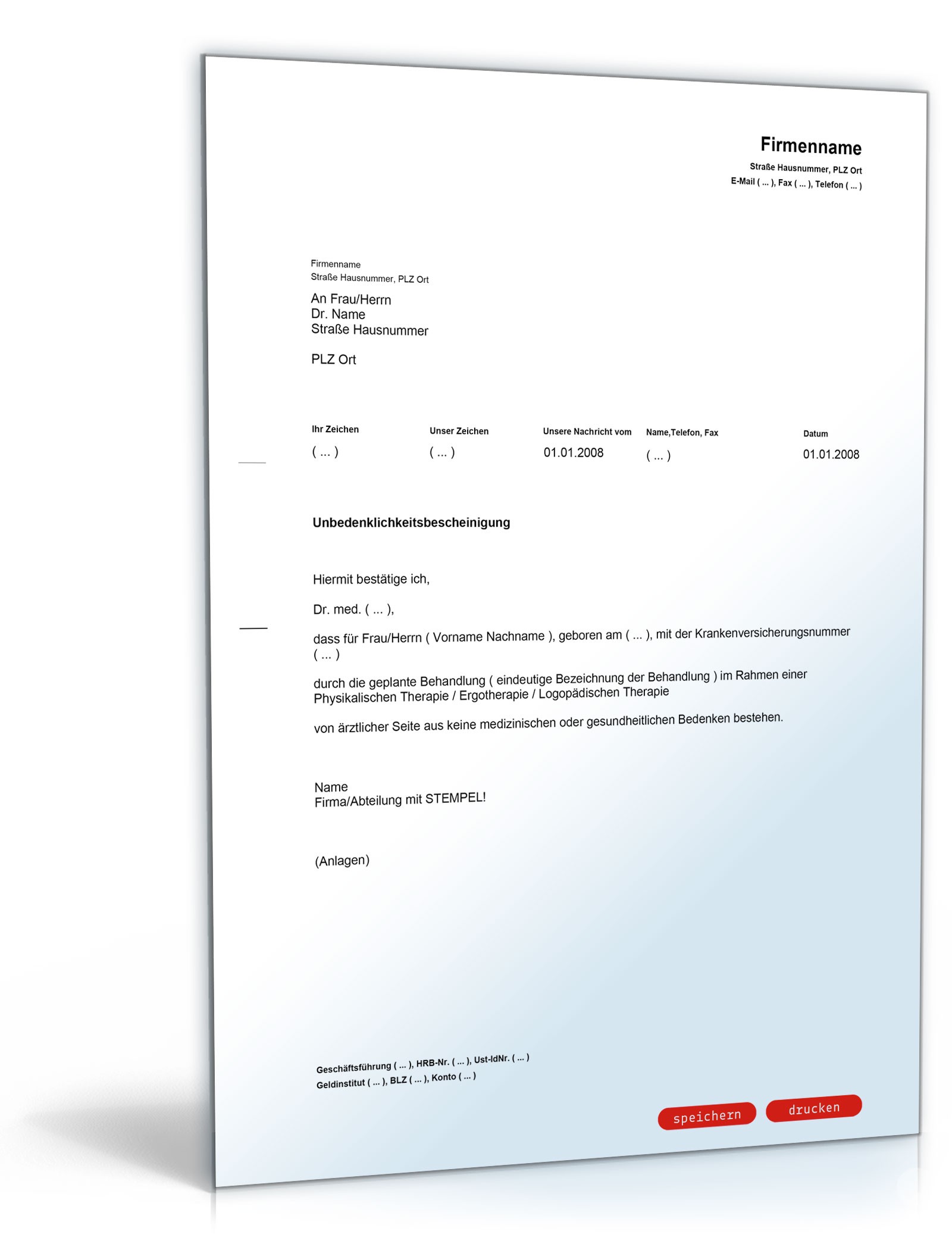 Vorlage Schweigepflichtsentbindung Arzt Muster Pdf : File:Arztbrief.jpg ...