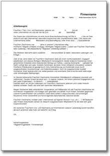 Arbeitszeugnis Note Eins Bzw Sehr Gut Muster Vorlage Zum Download