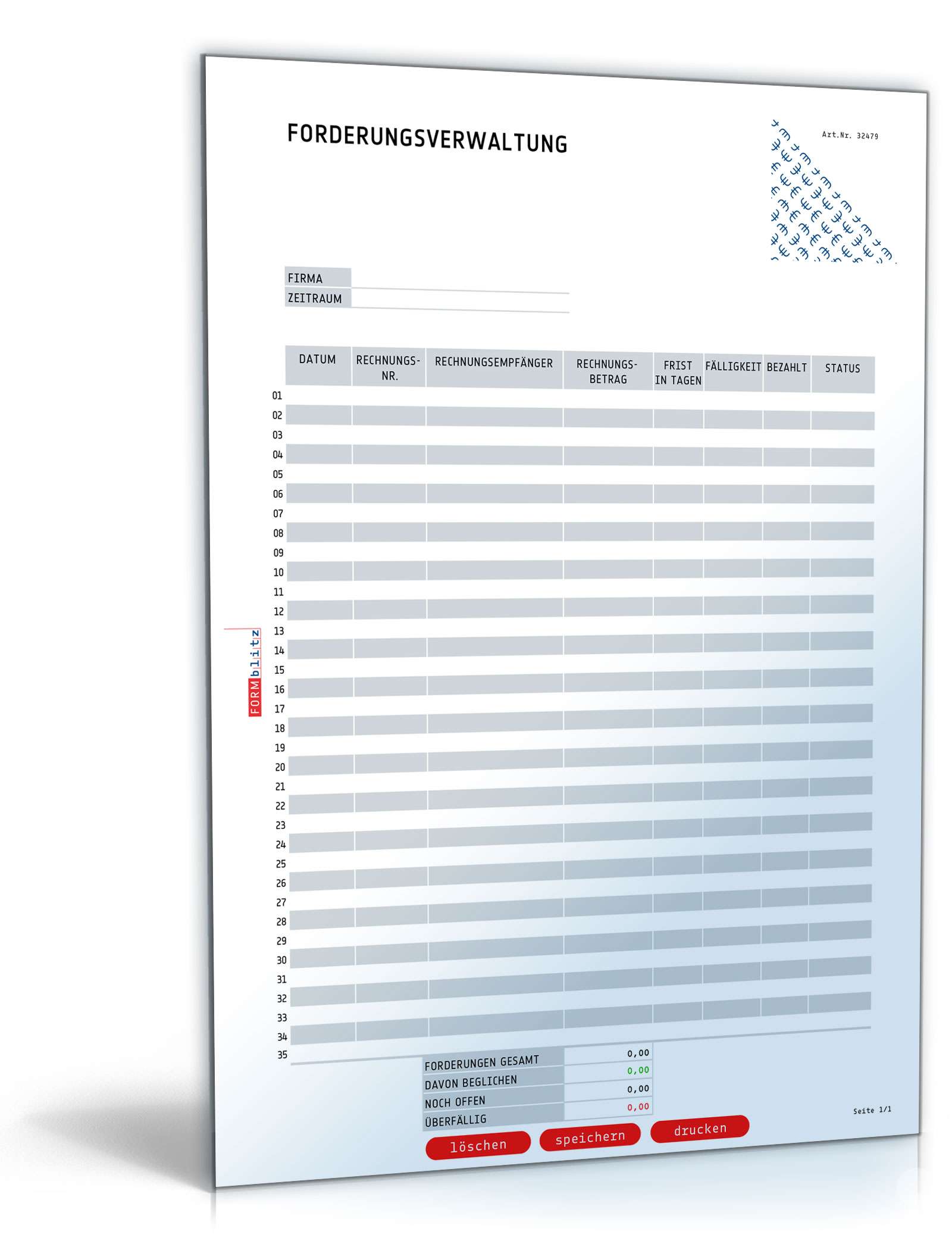 Forderungsverwaltung Dokument zum Download